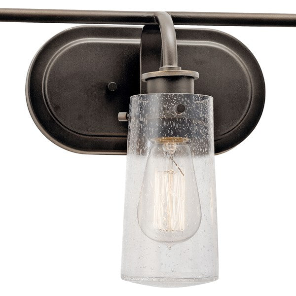 Braelyn 24 in. 3 Lights Vanity Light Bronze Finish - Bees Lighting