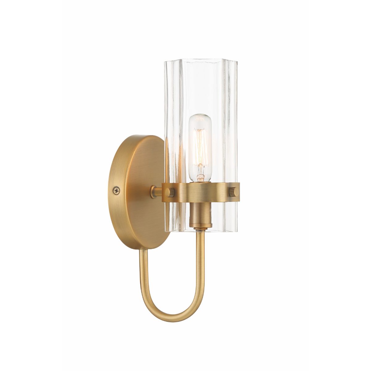 Brook 11 in. Bath Sconce Brass Finish - Bees Lighting