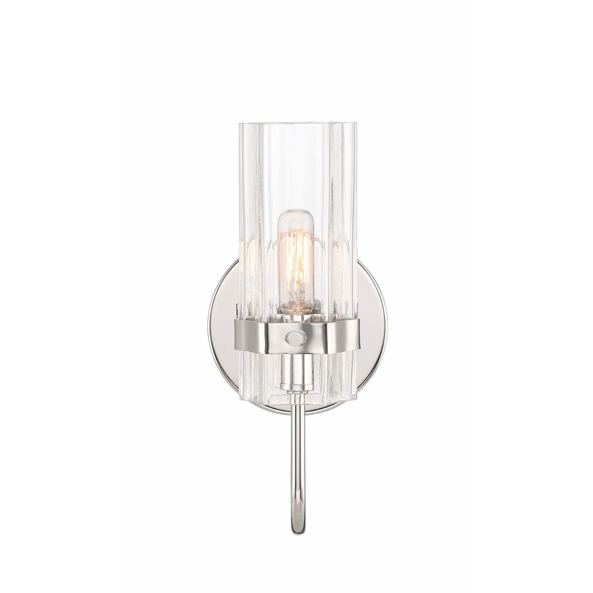 Brook 11 in. Bath Sconce Polished Nickel Finish - Bees Lighting