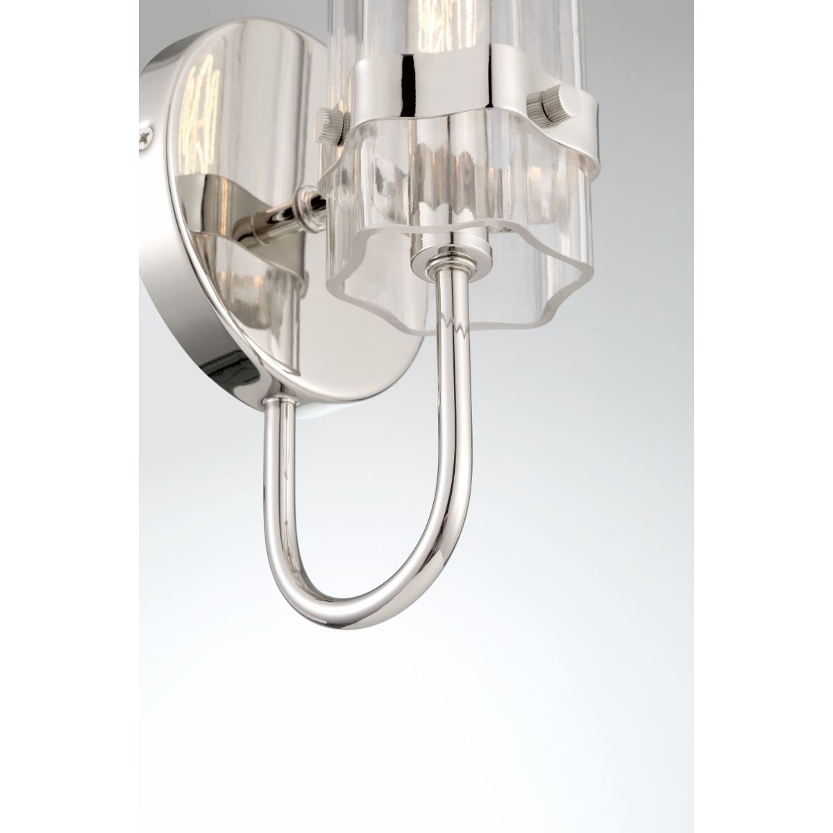 Brook 11 in. Bath Sconce Polished Nickel Finish - Bees Lighting
