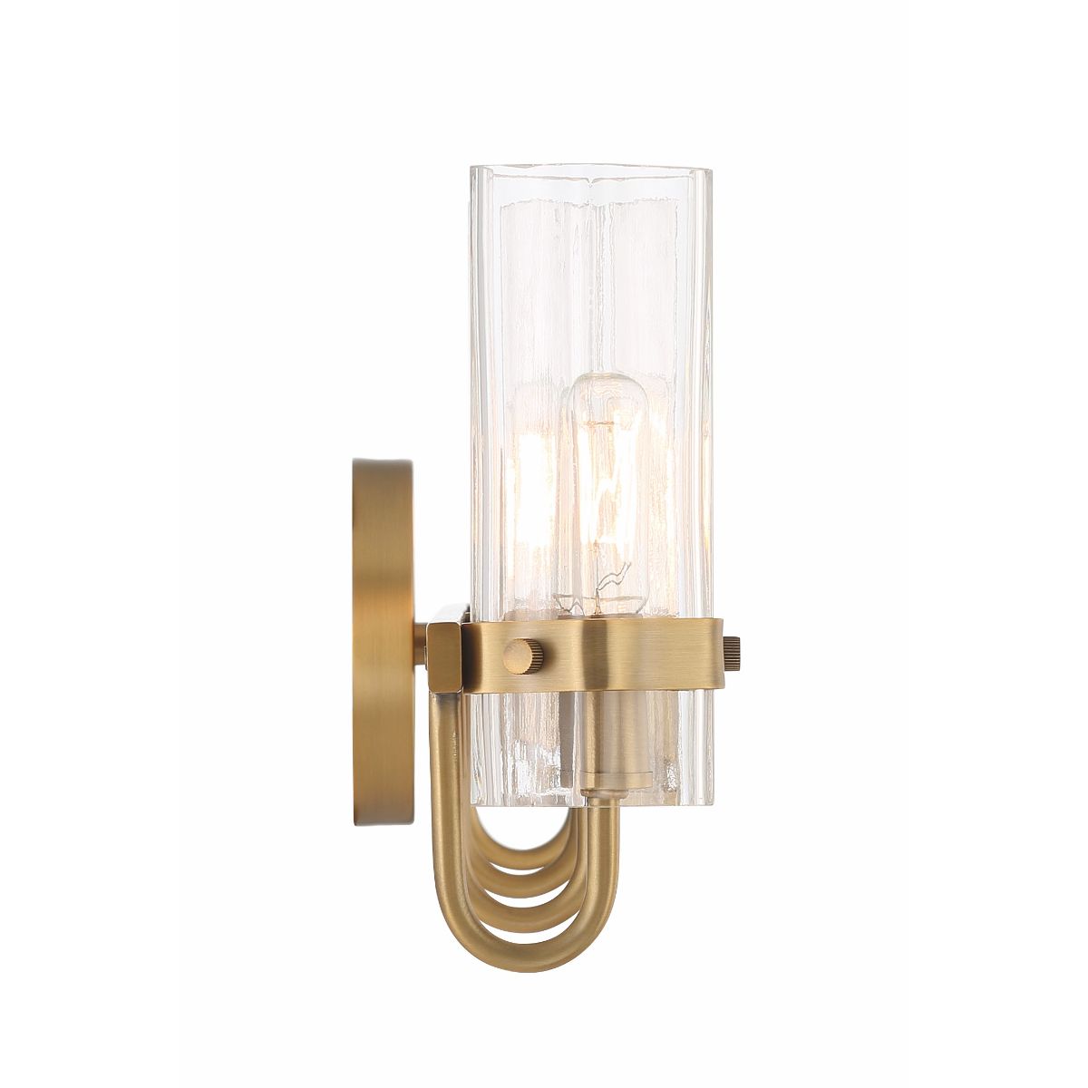 Brook 31 in. 4 Lights Vanity Light Brass Finish - Bees Lighting