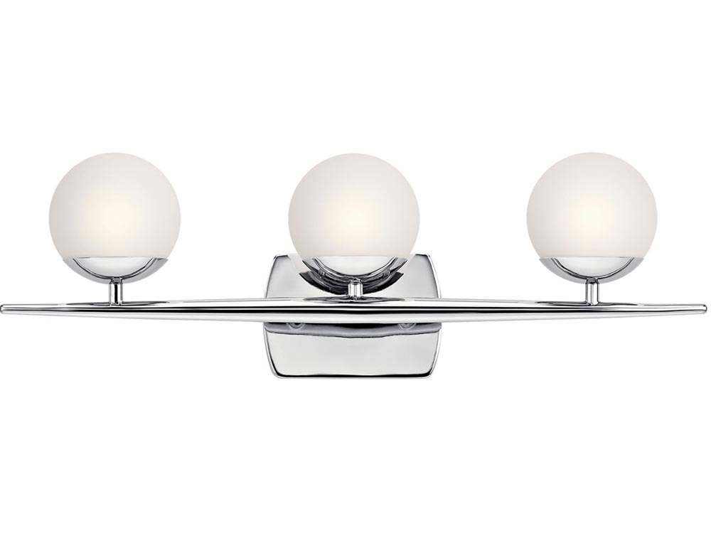 Jasper 25 in. 3 Lights Vanity Light Chrome Finish - Bees Lighting