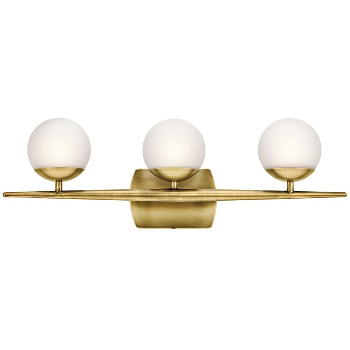 Jasper 25 in. 3 Lights Vanity Light Brass Finish - Bees Lighting