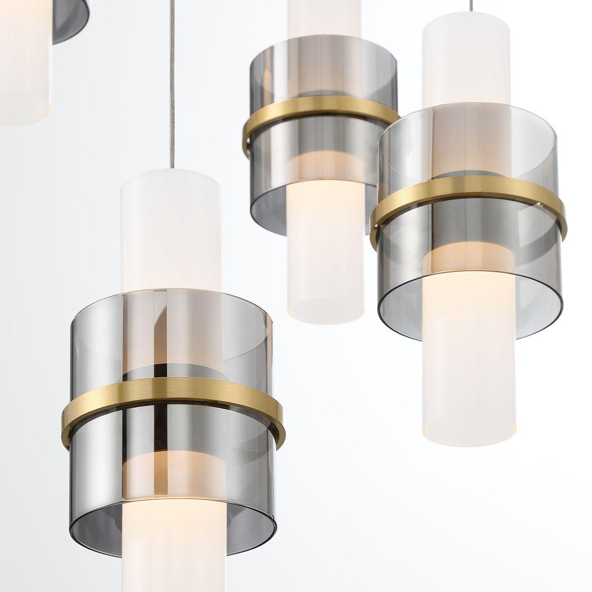 Rola 10 Lights 18 in. LED Chandelier Gold Finish