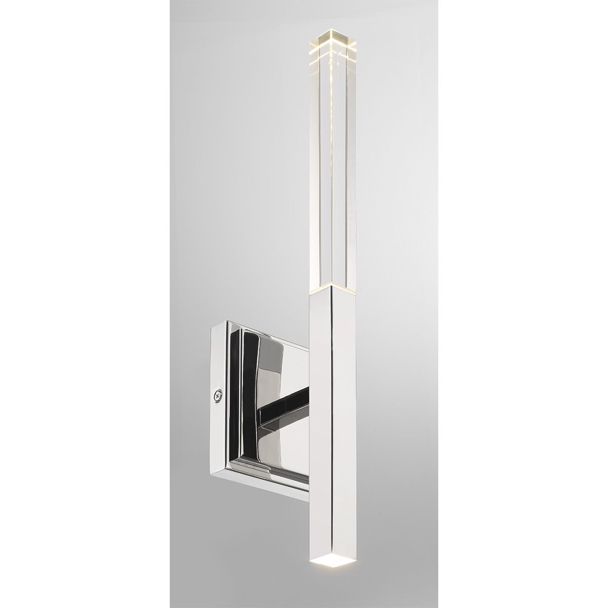 Benicio 2 Lights 18 in. LED Wall Light Polished Nickel Finish - Bees Lighting