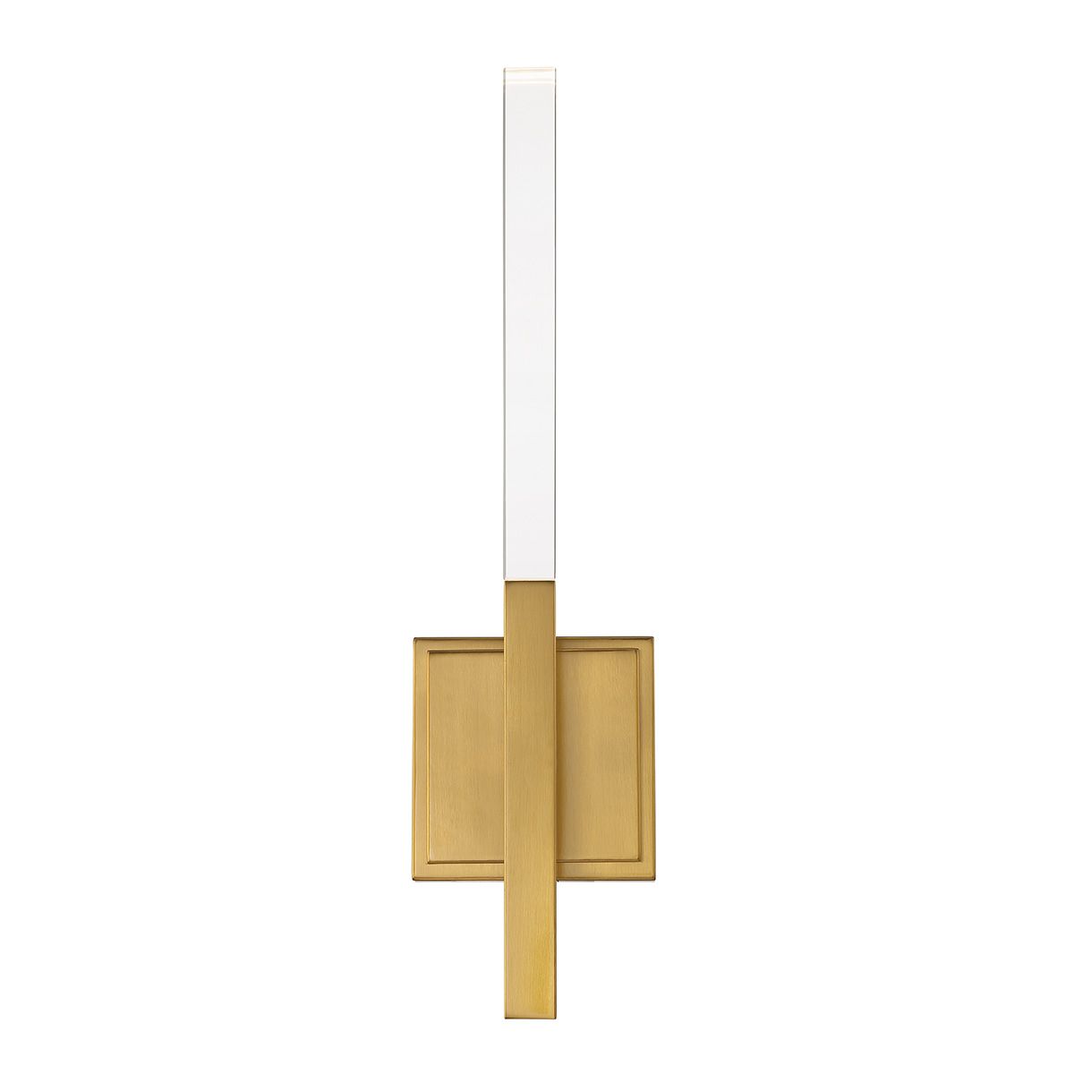 Benicio 2 Lights 18 in. LED Wall Light Gold Finish - Bees Lighting