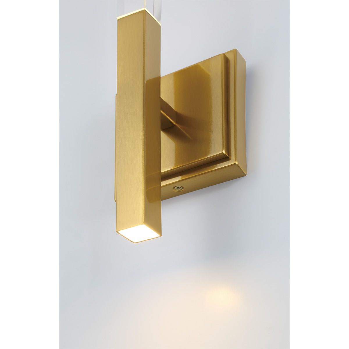 Benicio 2 Lights 18 in. LED Wall Light Gold Finish - Bees Lighting
