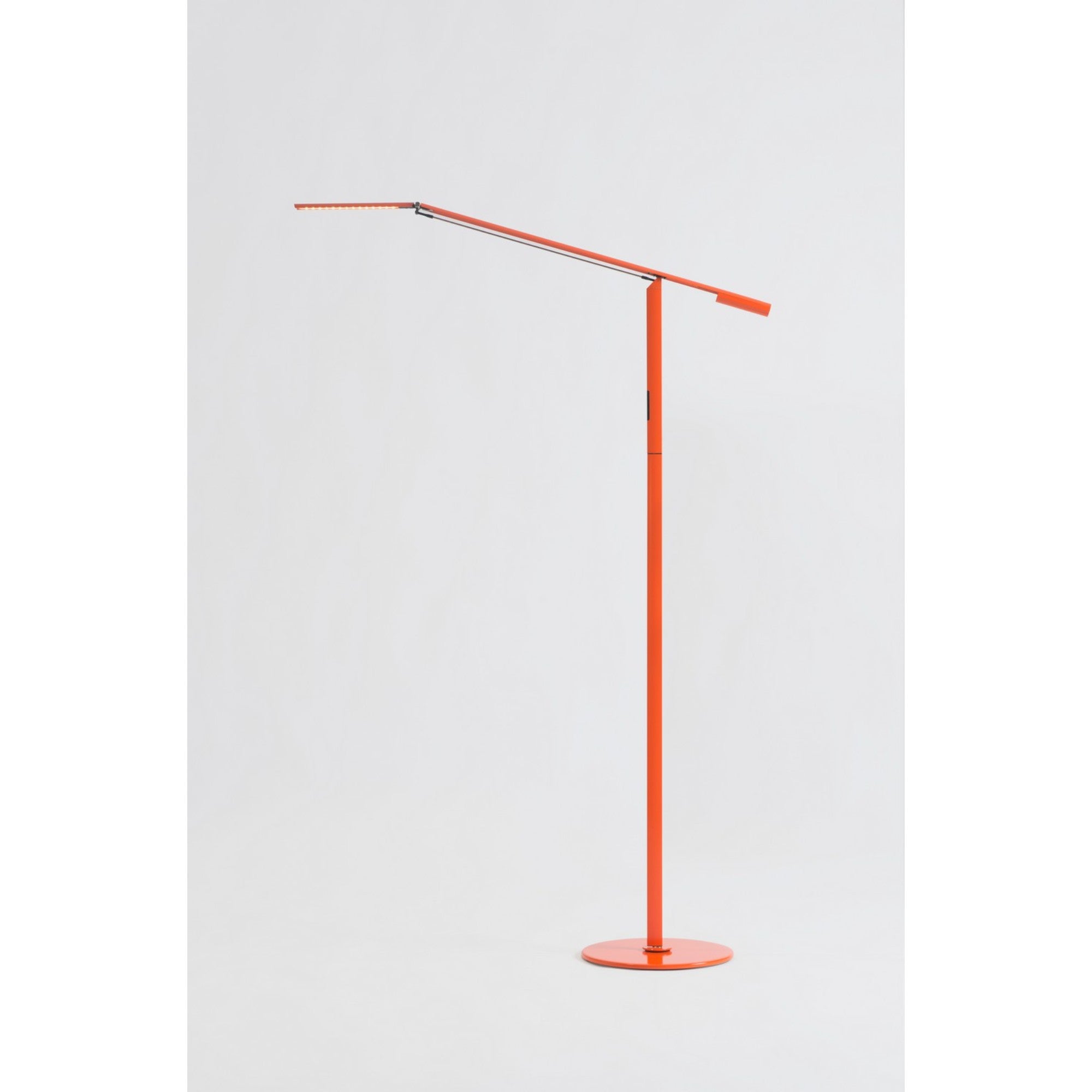 Equo Orange Contemporary Cool White LED Floor Lamp - Bees Lighting