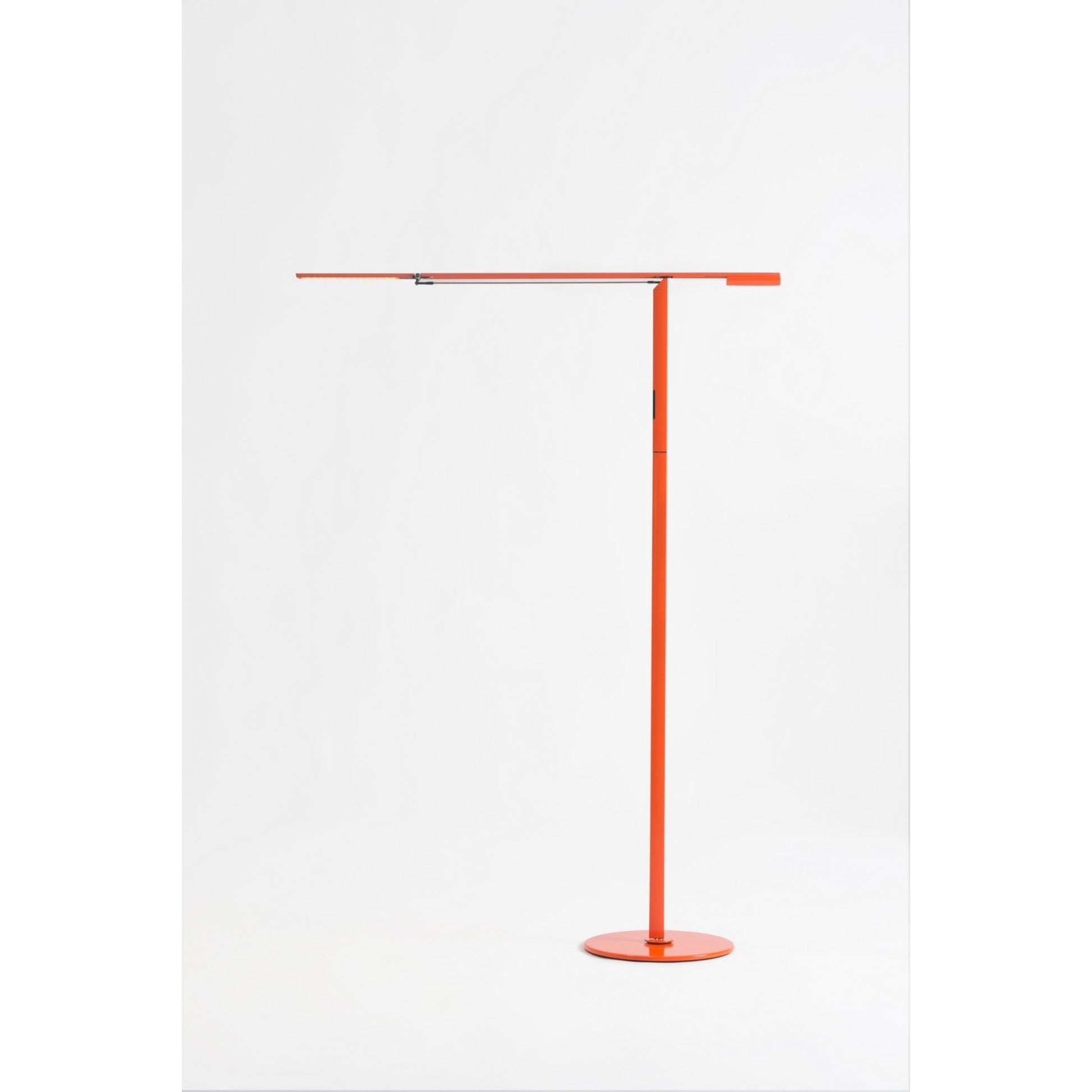 Equo Orange Contemporary Cool White LED Floor Lamp - Bees Lighting