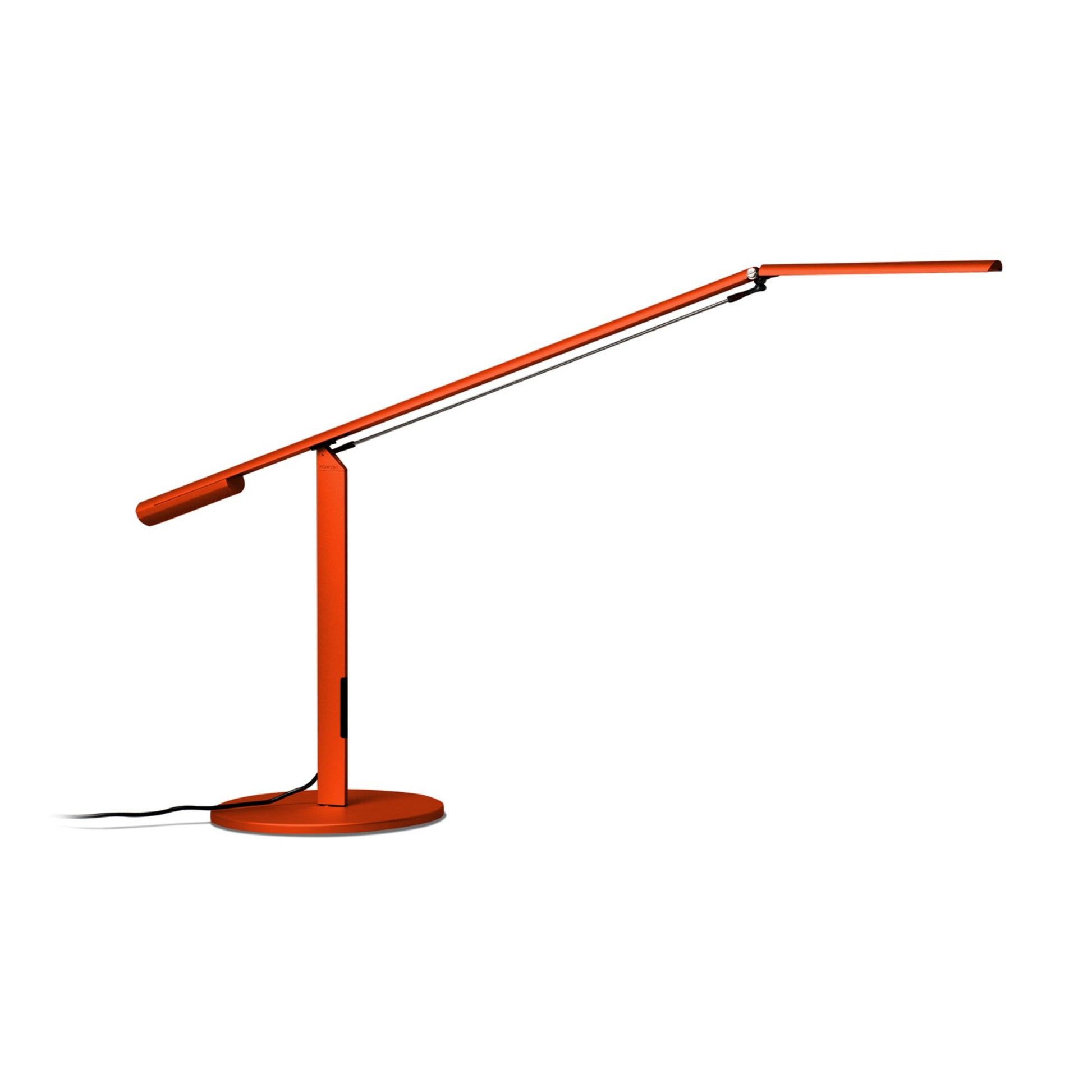 Equo Orange Contemporary LED Desk Lamp with Neutral White Light Color - Bees Lighting