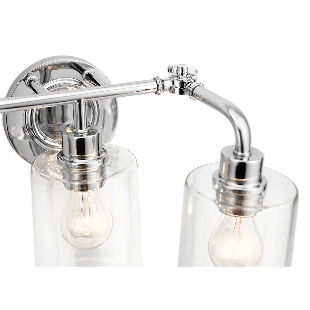Gunnison 24 In 3-Lights Bathroom Vanity Light, Chrome Finish - Bees Lighting