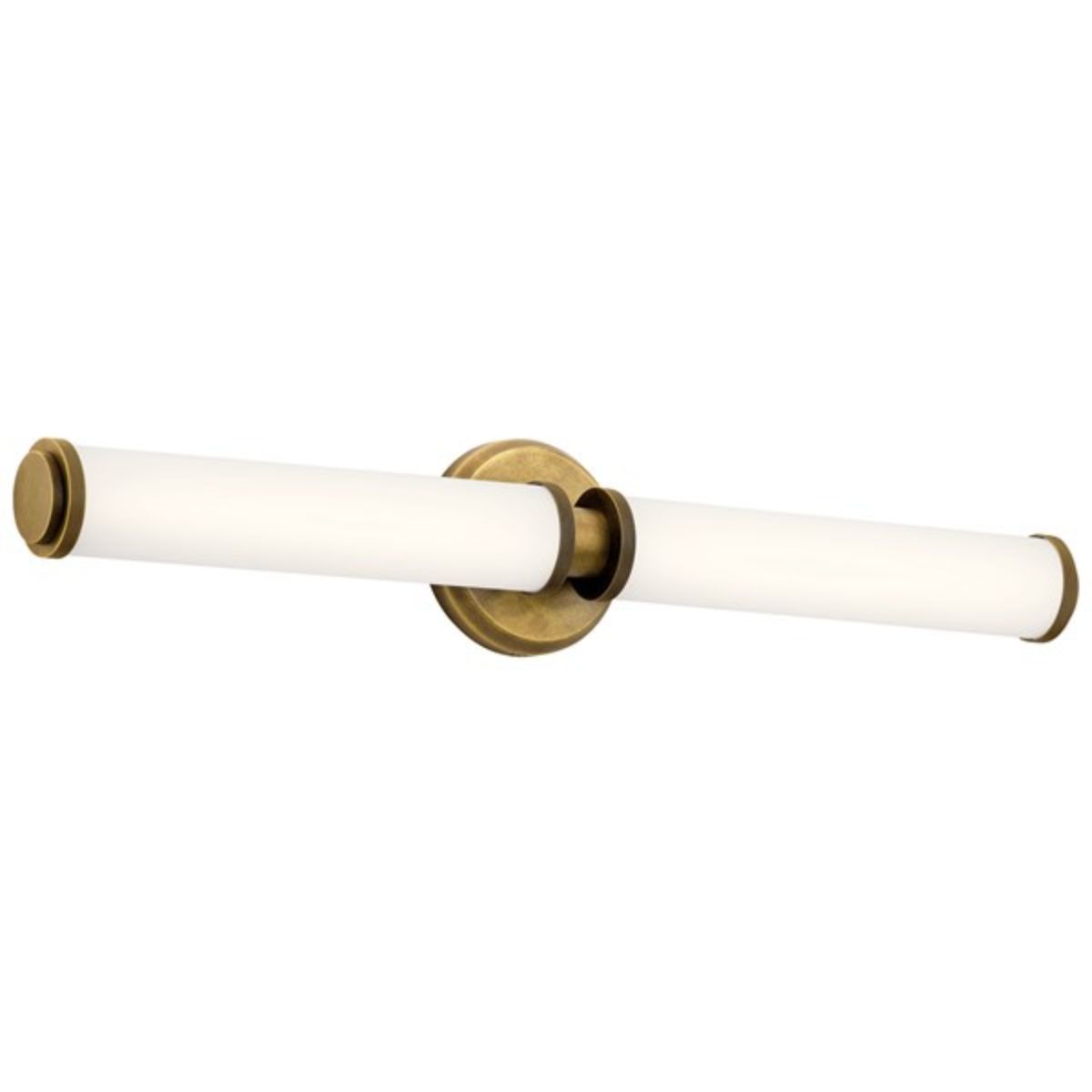 Indeco 27 in. 2 Lights LED Vanity Light Brass Finish - Bees Lighting