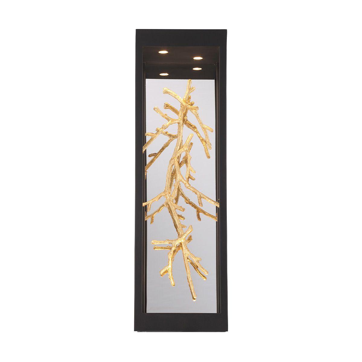 Aerie 4 Lights 20 in. LED Wall Light Black Finish - Bees Lighting