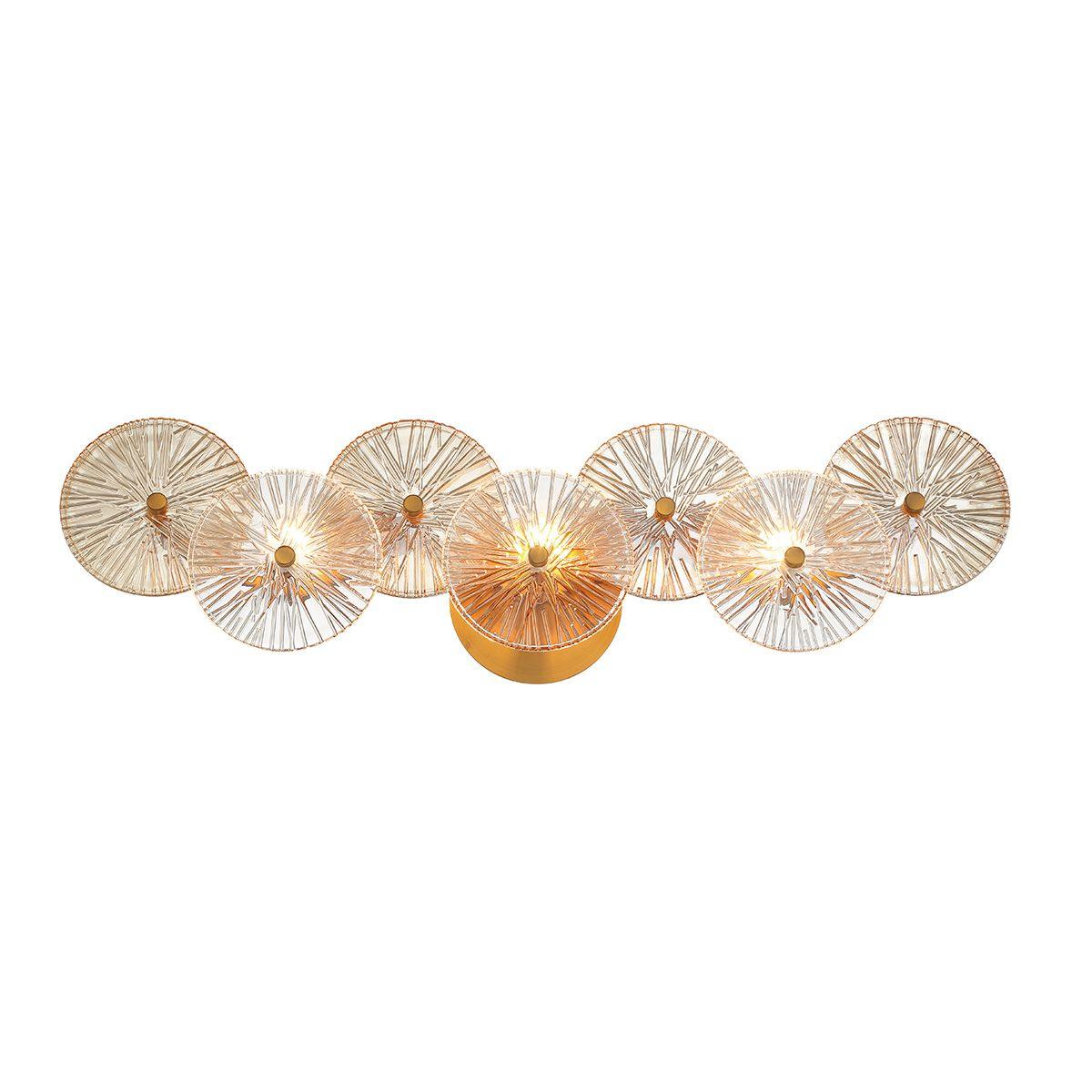 Sue-Anne 3 Lights 30 in. Vanity Light Brass Finish - Bees Lighting