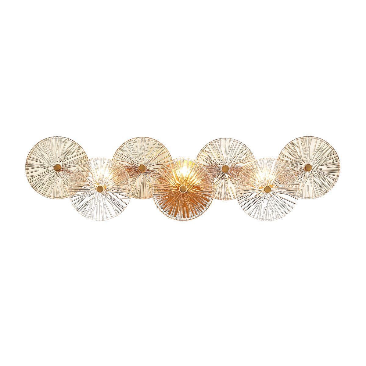 Sue-Anne 3 Lights 30 in. Vanity Light Brass Finish - Bees Lighting