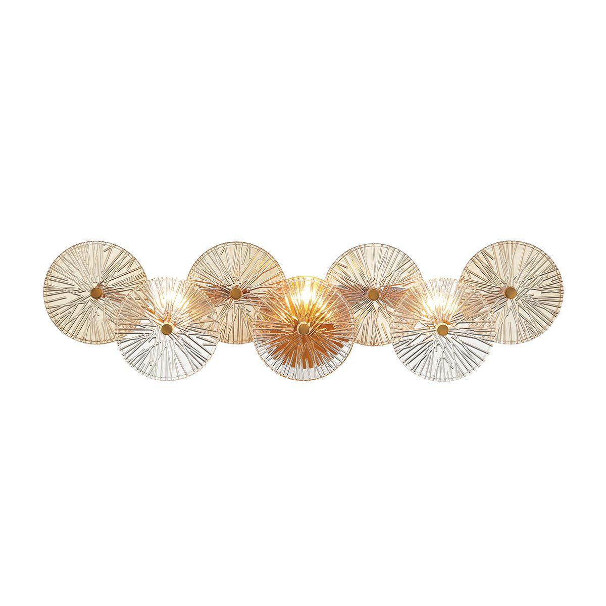 Sue-Anne 3 Lights 30 in. Vanity Light Brass Finish - Bees Lighting