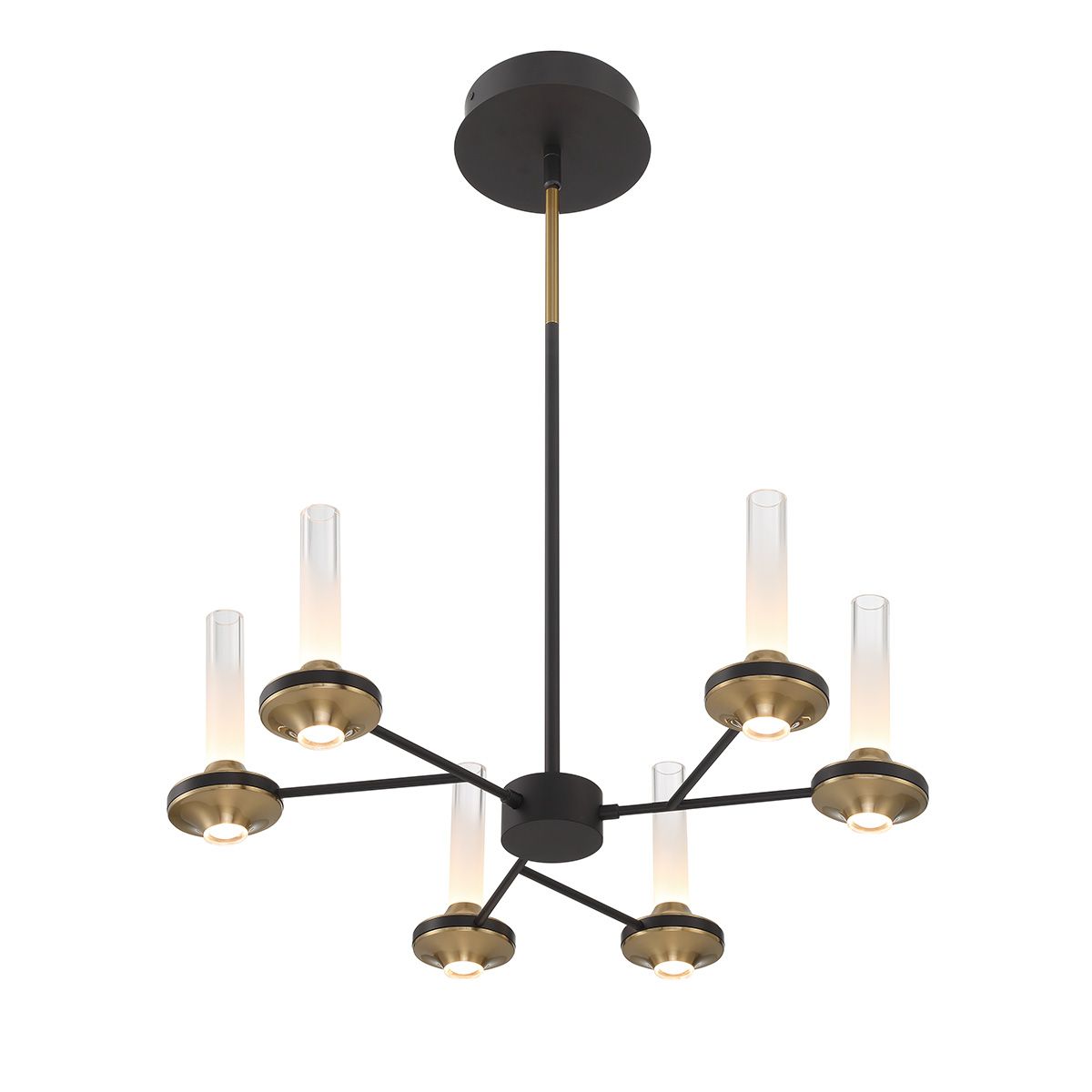 Torcia 12 Lights 24 in. LED Chandelier - Bees Lighting