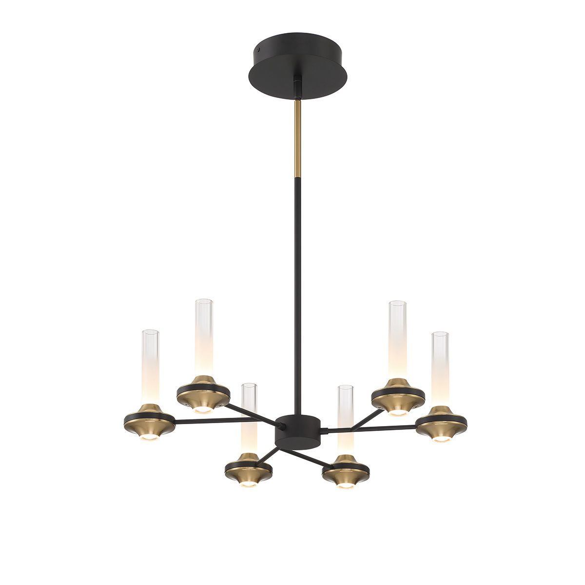 Torcia 12 Lights 24 in. LED Chandelier - Bees Lighting