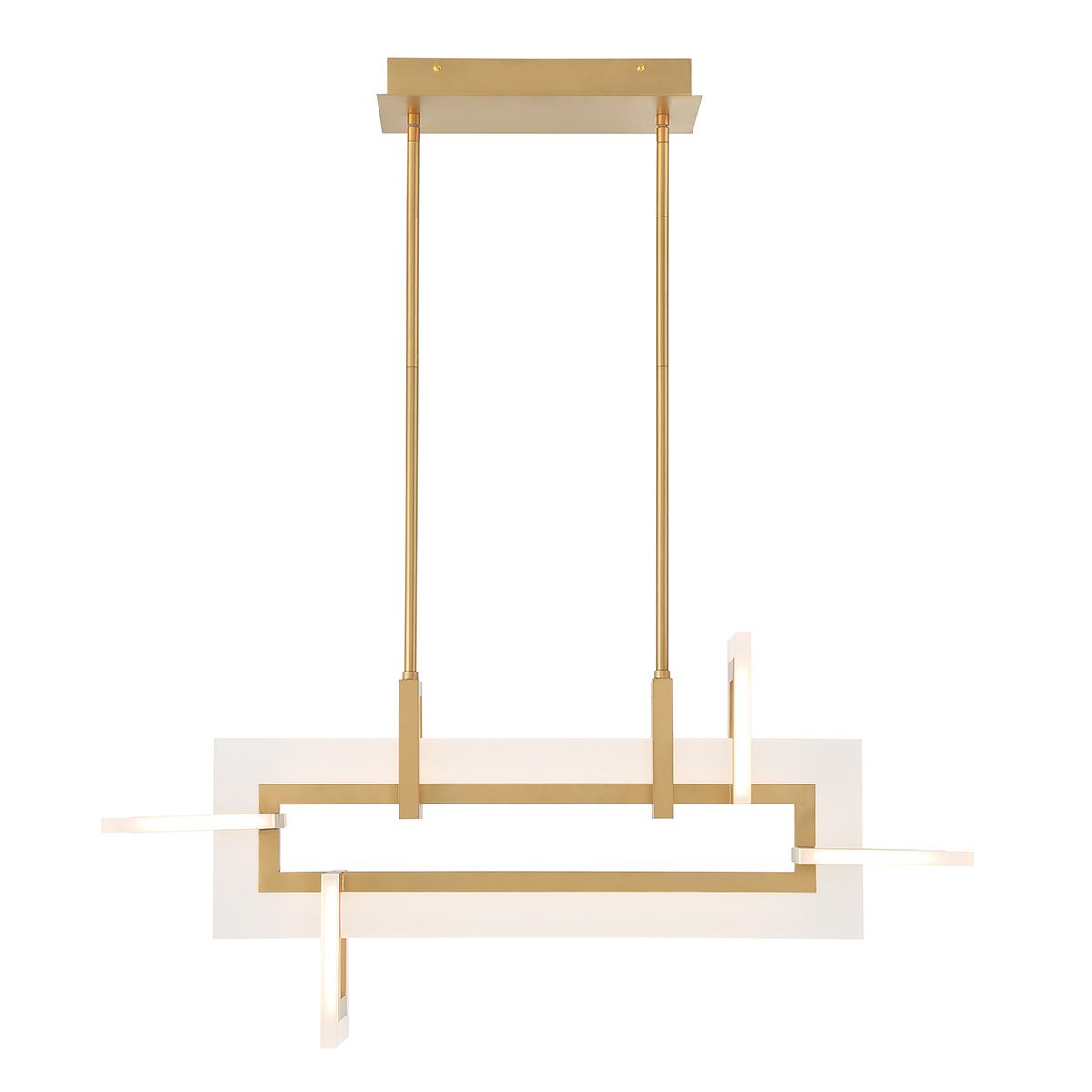 Inizio 33 in. LED Chandelier Gold Finish - Bees Lighting