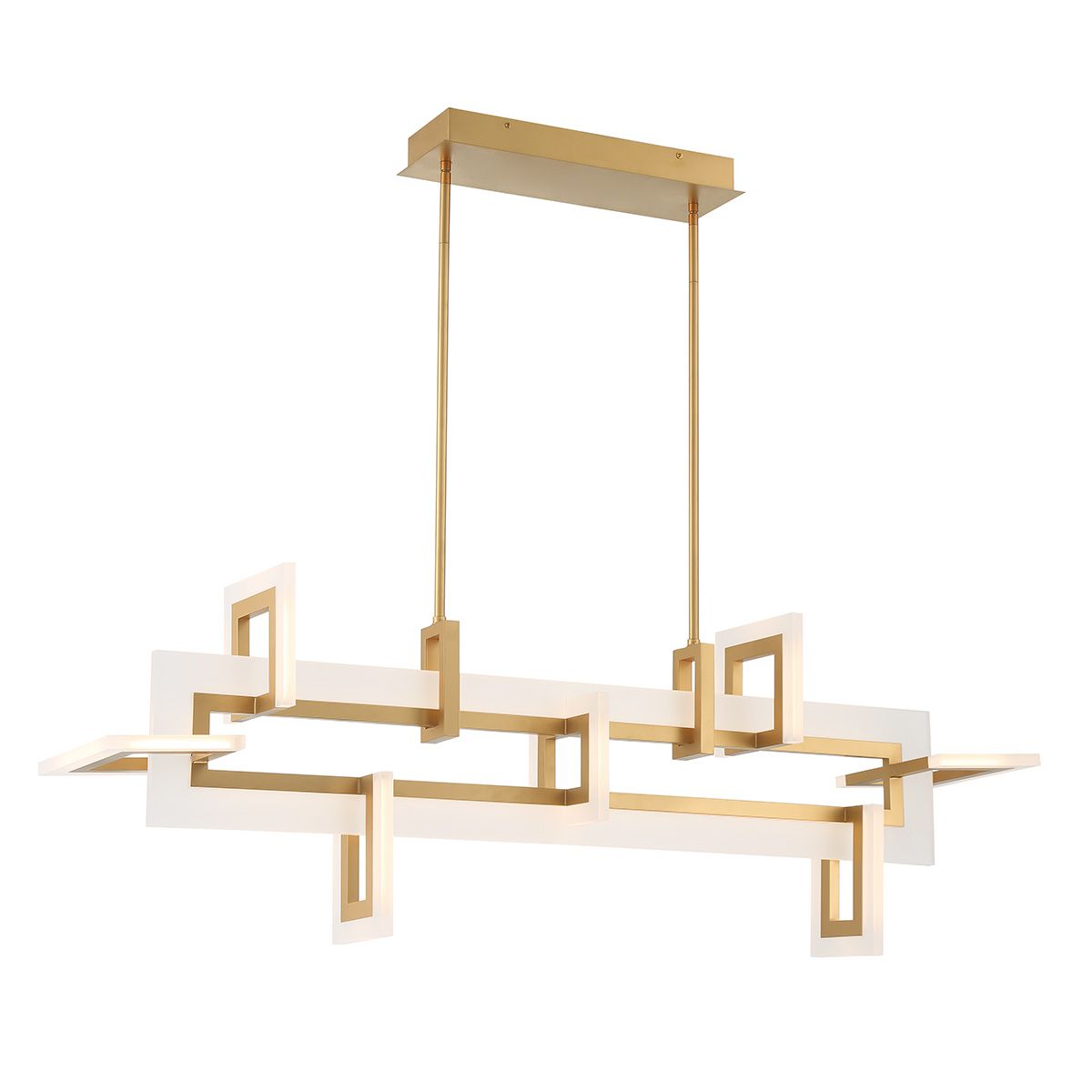 Inizio 48 in. LED Chandelier Gold Finish
