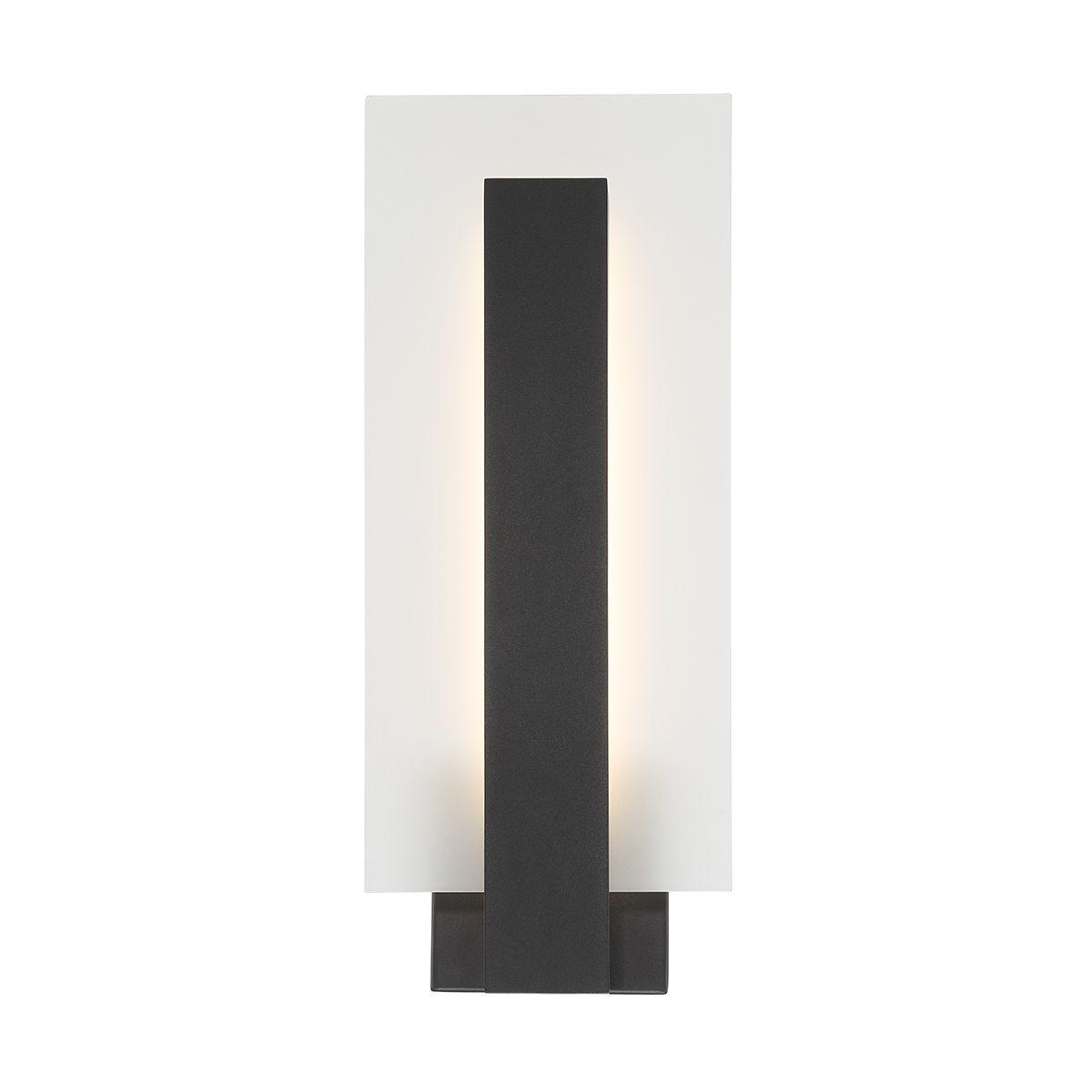 Carta 18 In. LED Outdoor Wall Sconce Black finish