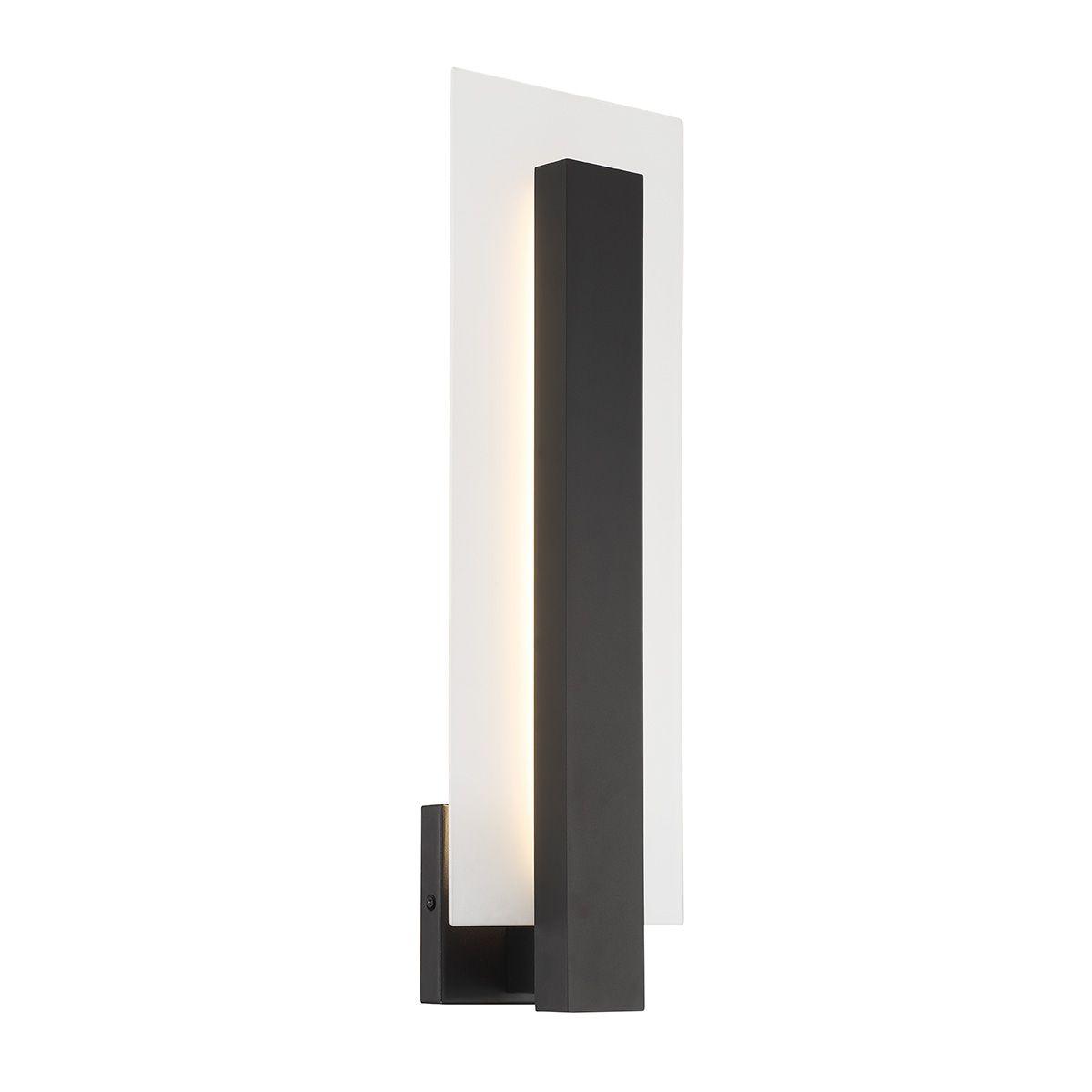 Carta LED Outdoor Wall Sconce Black finish - Bees Lighting
