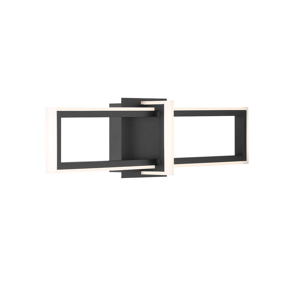 Bordo 24 In. LED Outdoor Wall Sconce Black finish