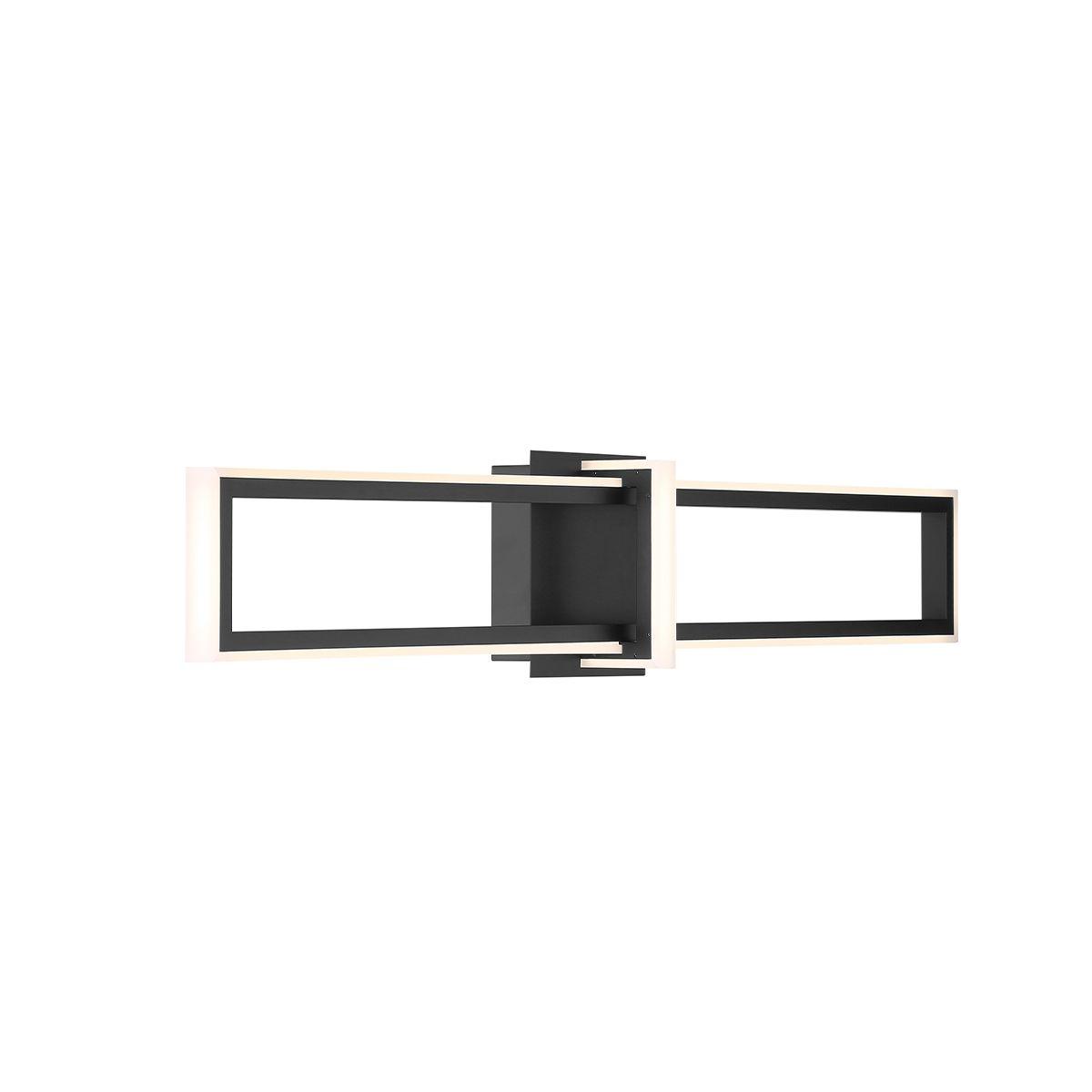 Bordo 36 In. LED Outdoor Wall Sconce Black finish - Bees Lighting