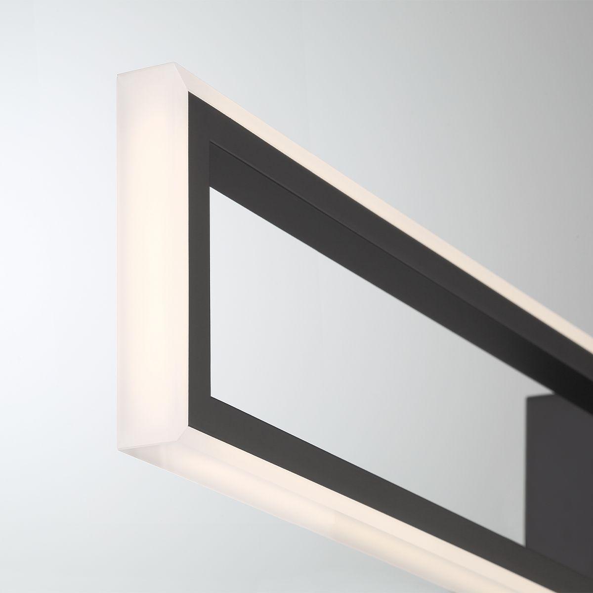 Bordo 36 In. LED Outdoor Wall Sconce Black finish - Bees Lighting