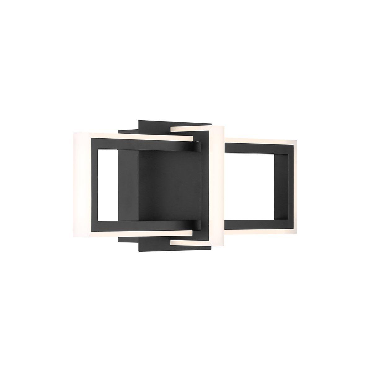 Bordo 16 In. LED Outdoor Wall Sconce Black finish