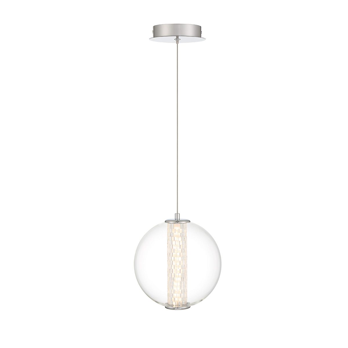 Atomo 9 in. LED Pendant Light Gold Finish - Bees Lighting