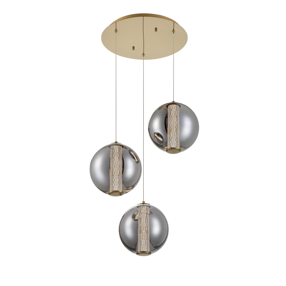 Atomo 3 Lights 21 in. LED Pendant Light