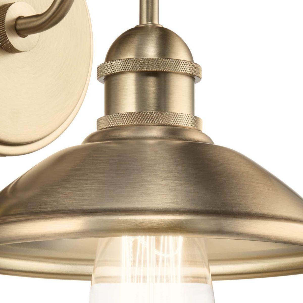 Clyde 8 in. Barn Light Champagne Bronze finish - Bees Lighting