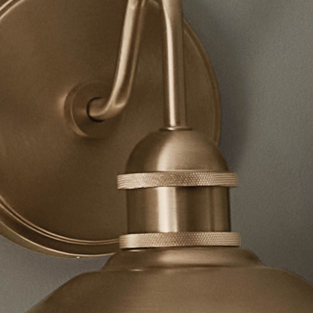 Clyde 8 in. Barn Light Champagne Bronze finish - Bees Lighting