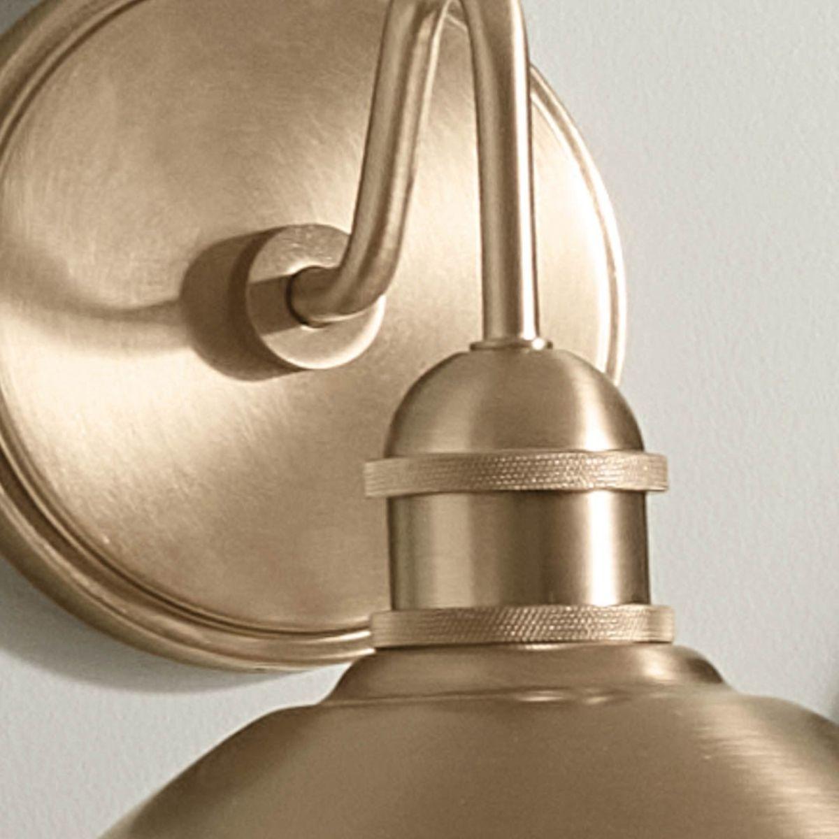 Clyde 8 in. Barn Light Champagne Bronze finish - Bees Lighting