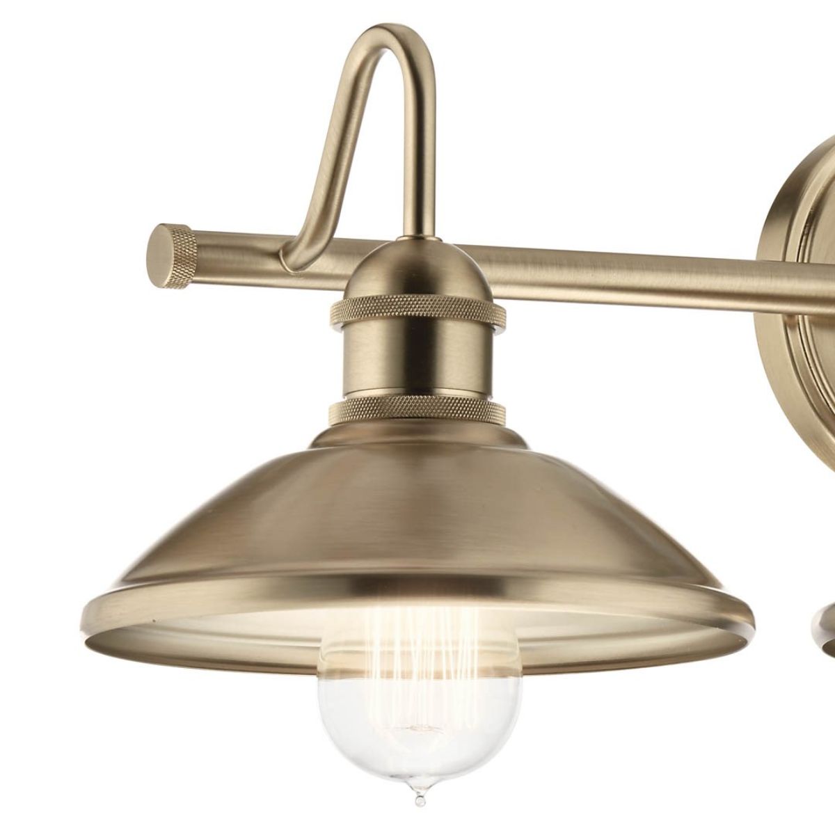Clyde 26 in. 3 Lights Vanity Light Champagne Bronze finish - Bees Lighting