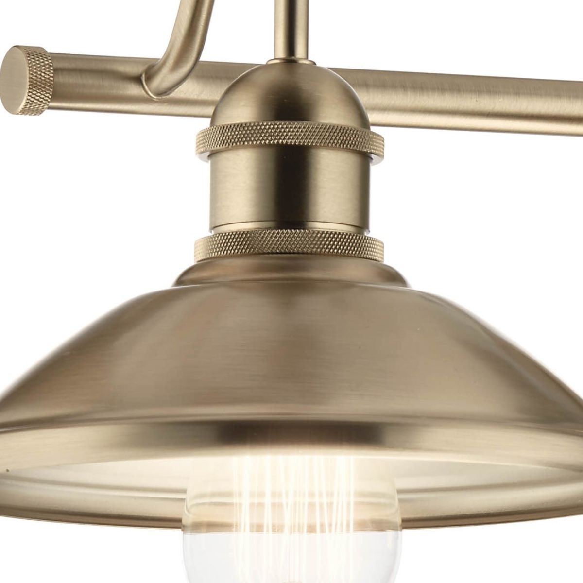 Clyde 26 in. 3 Lights Vanity Light Champagne Bronze finish - Bees Lighting
