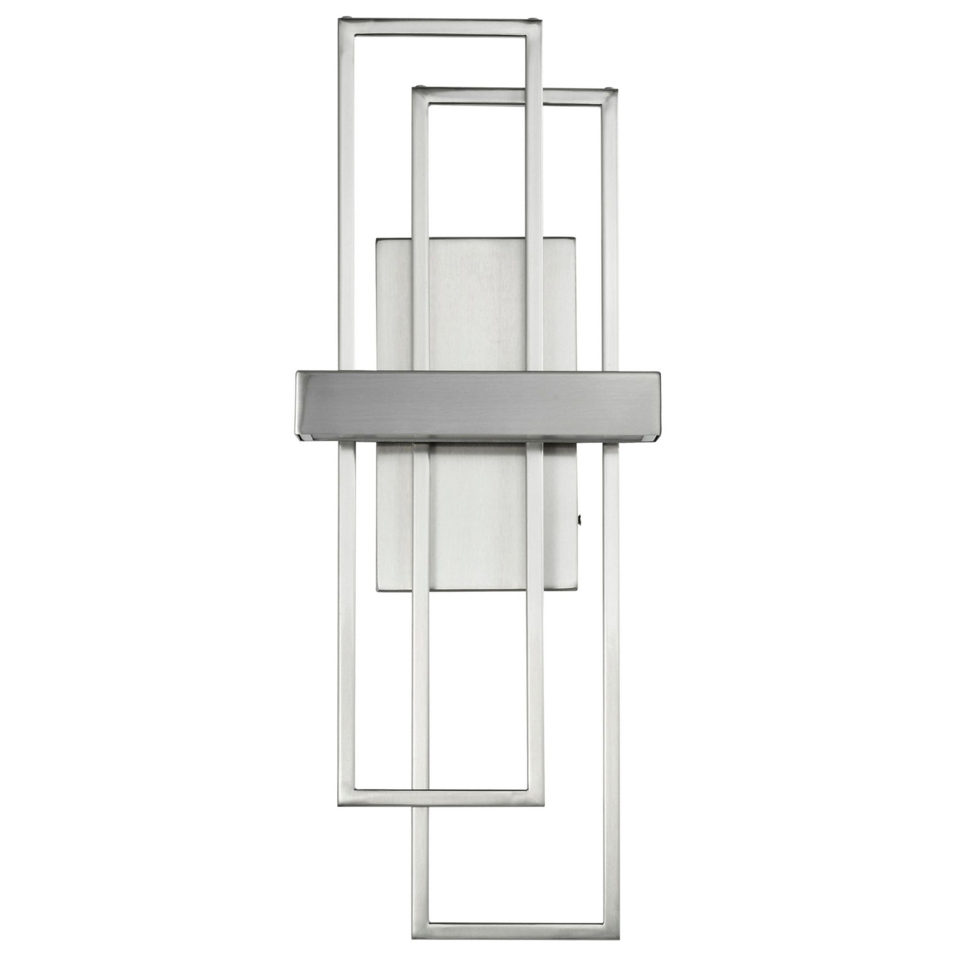 Frame 20" LED Wall Sconce, Brushed Nickel Finish - Bees Lighting