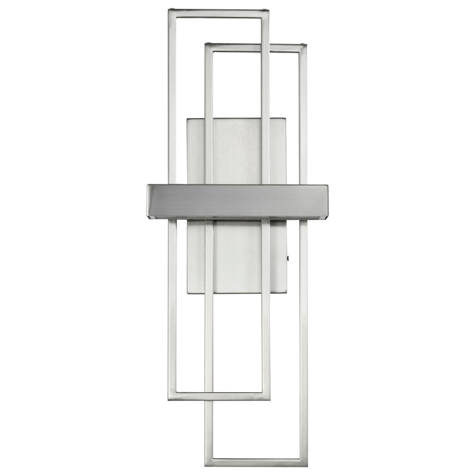Frame 20" LED Wall Sconce, Brushed Nickel Finish - Bees Lighting