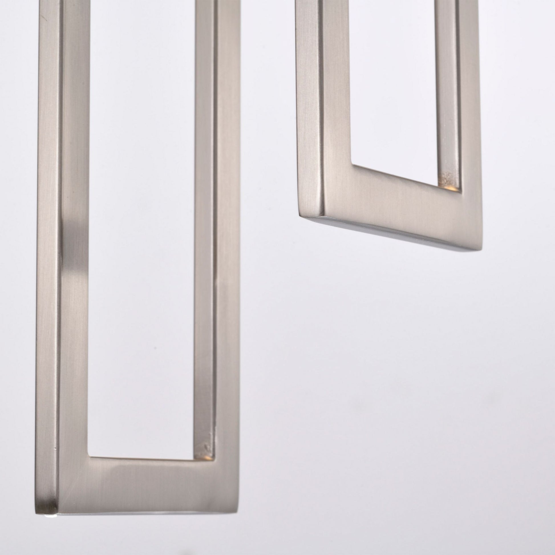 Frame 17" LED Pendant, Brushed Nickel Finish - Bees Lighting