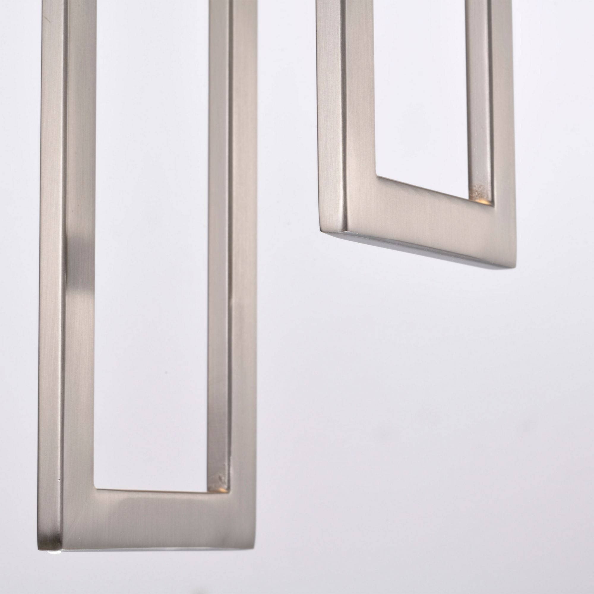 Frame 17" LED Pendant, Brushed Nickel Finish - Bees Lighting
