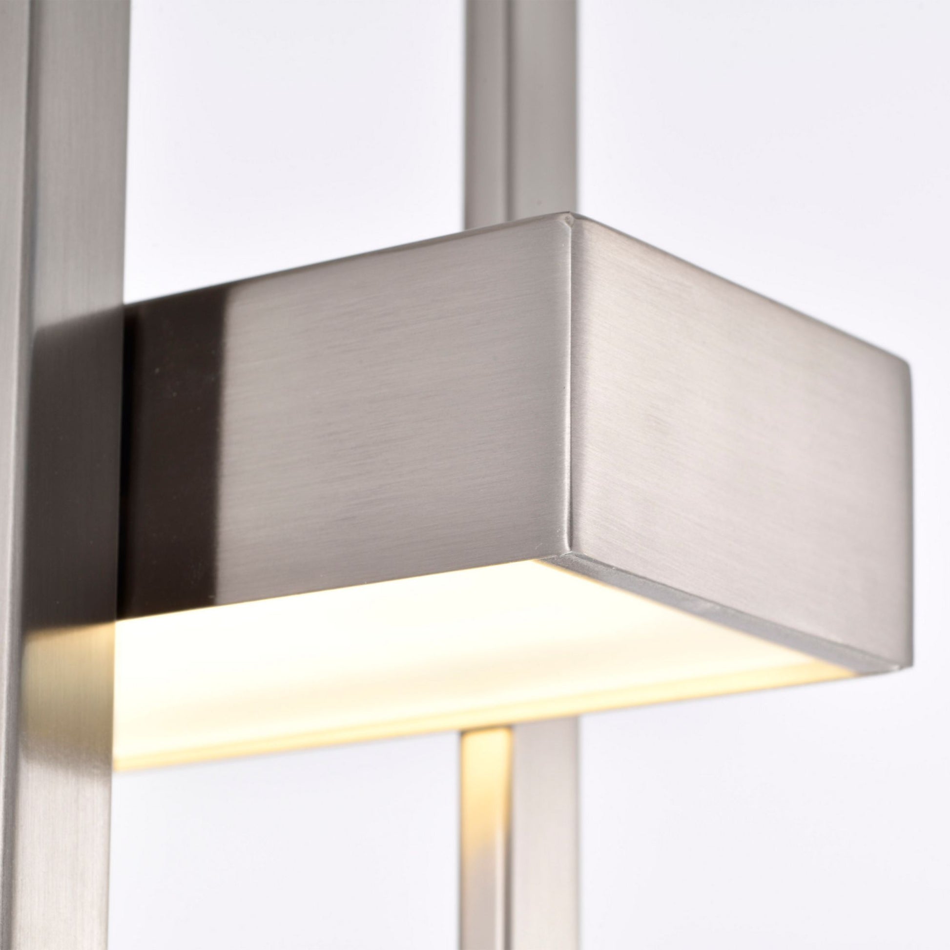 Frame 17" LED Pendant, Brushed Nickel Finish - Bees Lighting