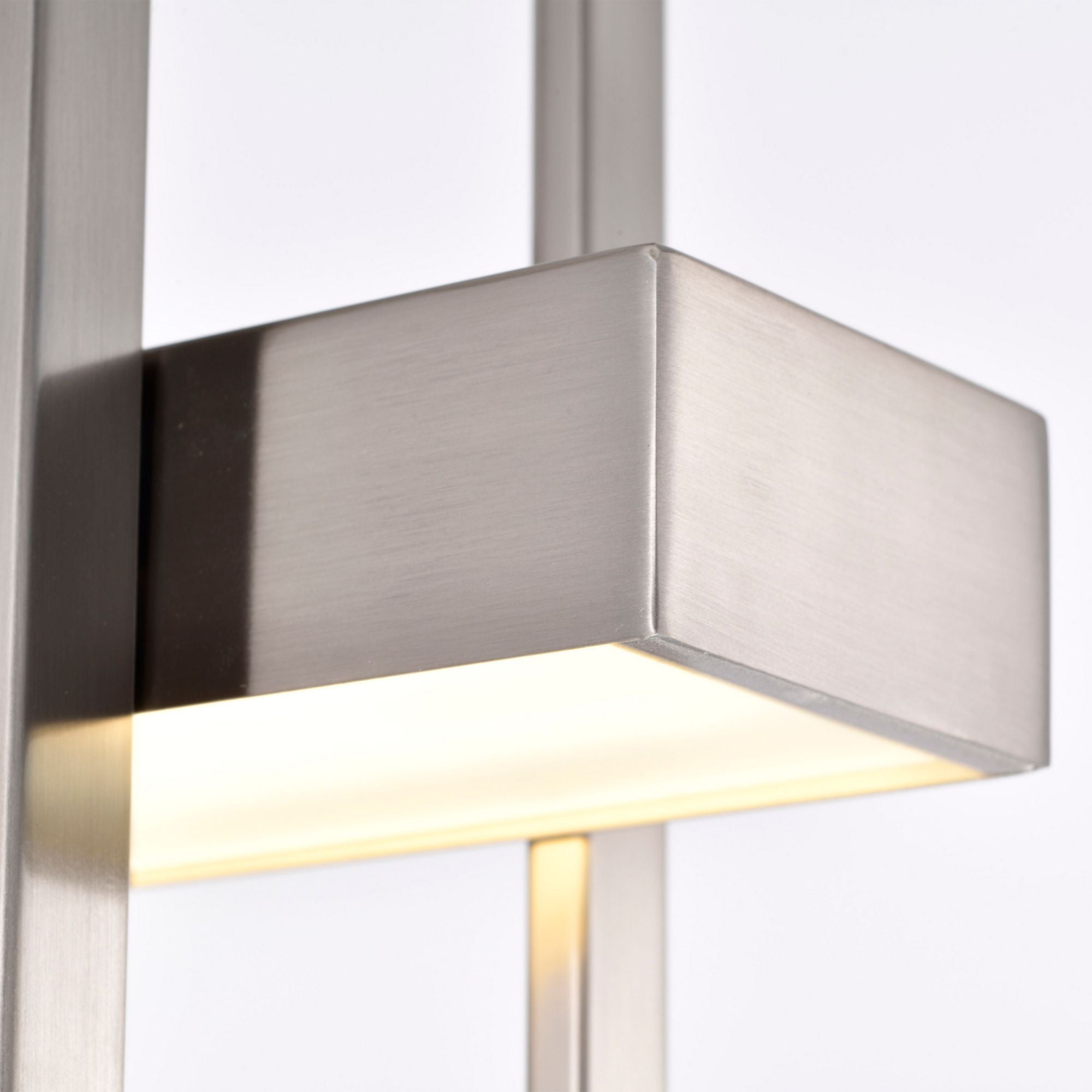 Frame 17" LED Pendant, Brushed Nickel Finish - Bees Lighting