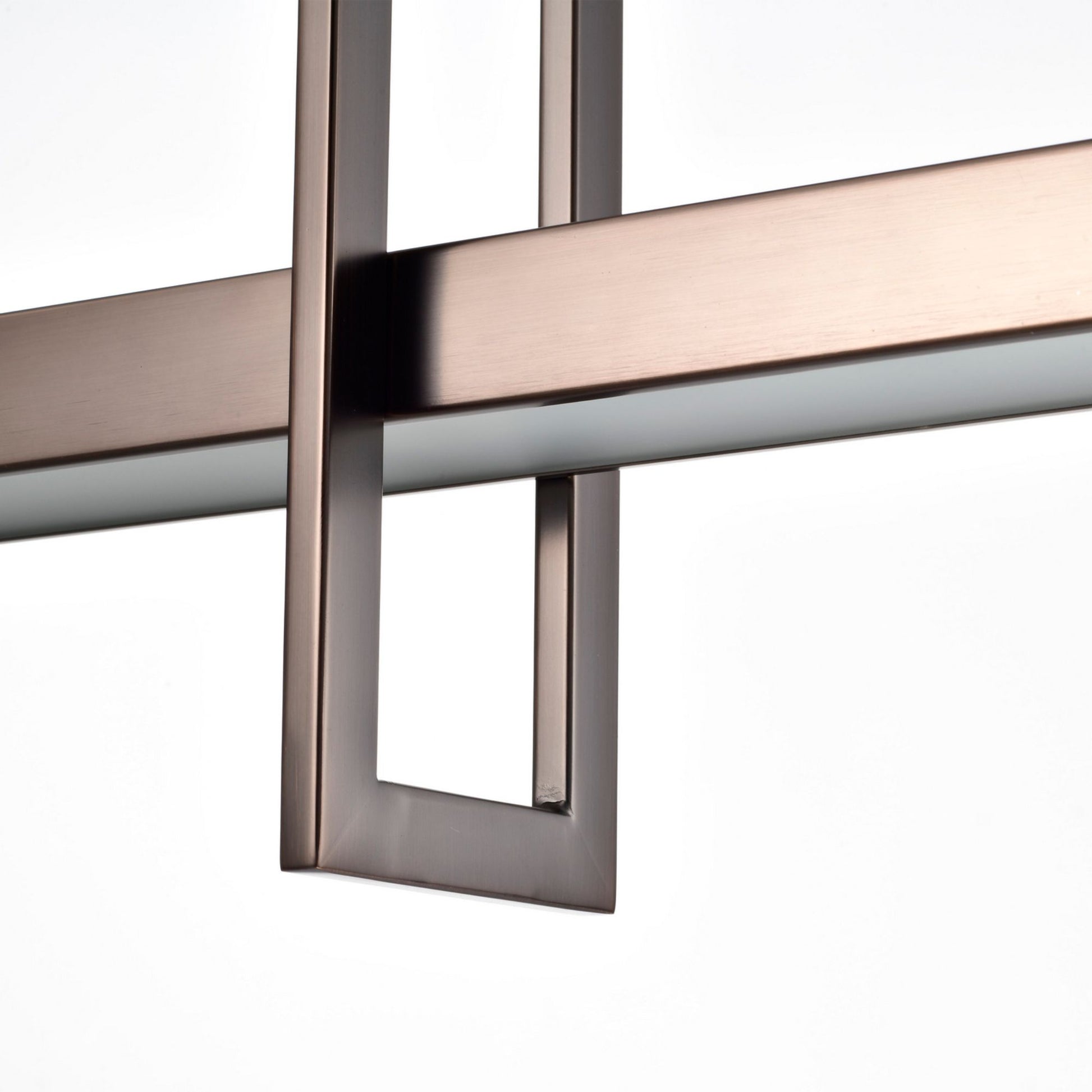 Frame 36" LED Island Pendant, Hazel Bronze Finish - Bees Lighting