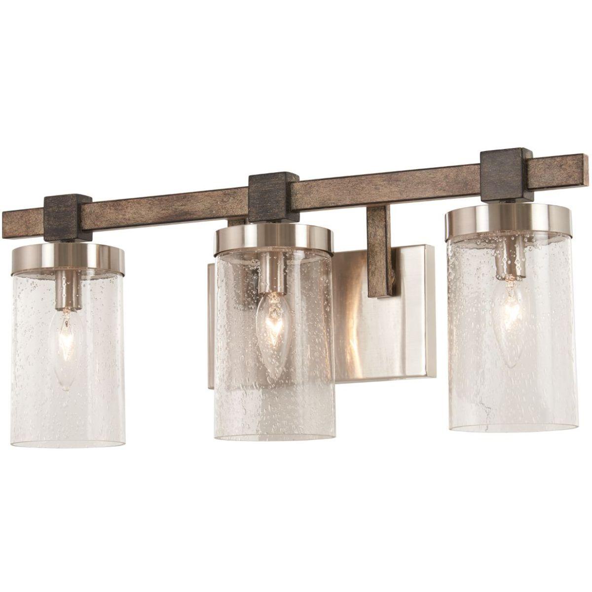 Bridlewood 23 in. 3 Lights Vanity Light Brushed Nickel finish