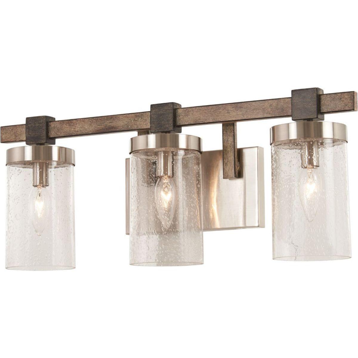 Bridlewood 23 in. 3 Lights Vanity Light Brushed Nickel finish