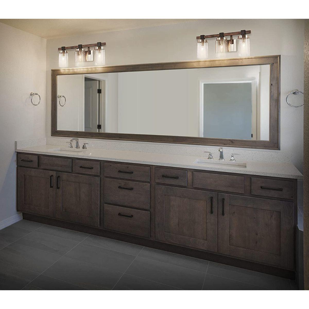 Bridlewood 23 in. 3 Lights Vanity Light Brushed Nickel finish - Bees Lighting