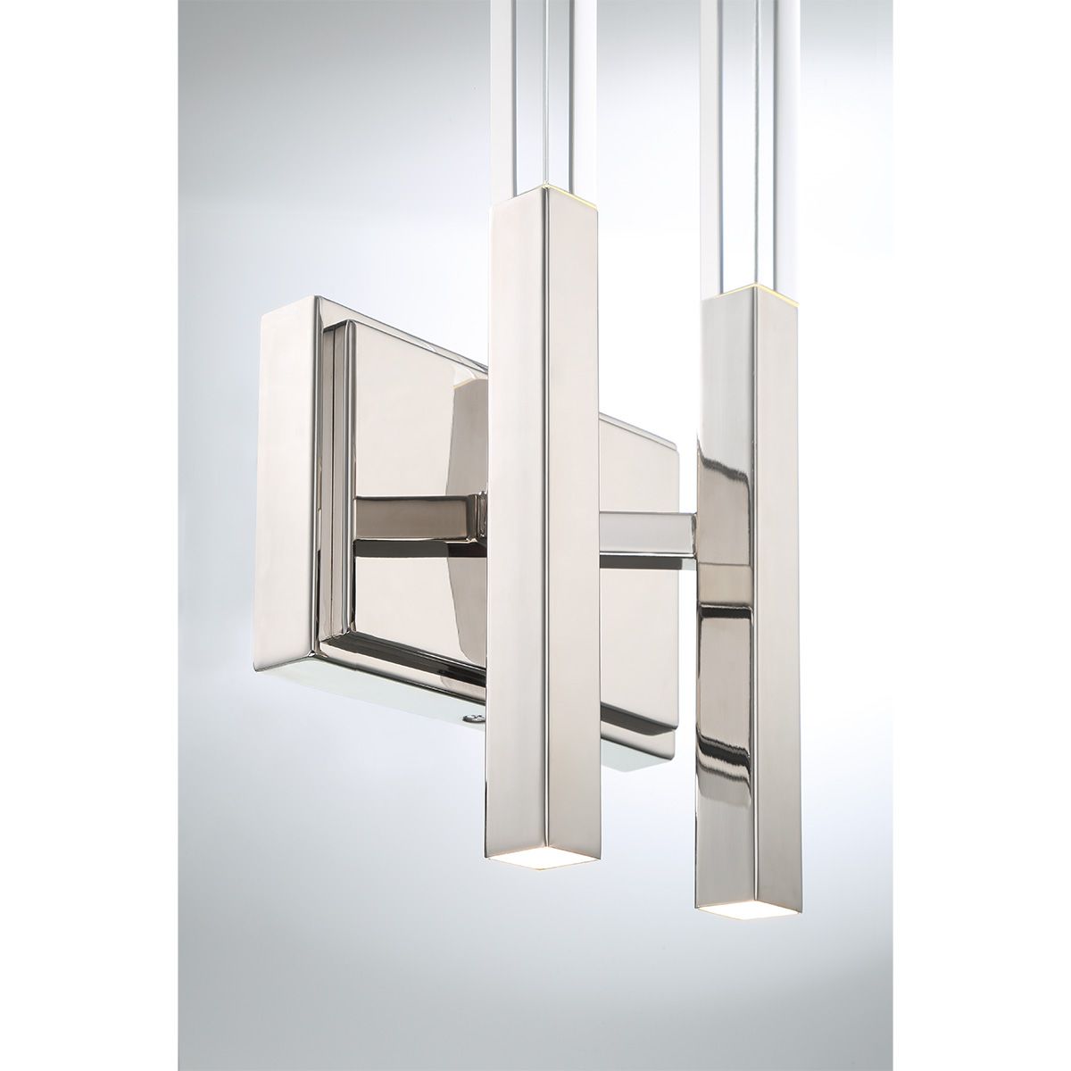 Benicio 4 Lights 18 in. LED Wall Light Polished Nickel Finish - Bees Lighting
