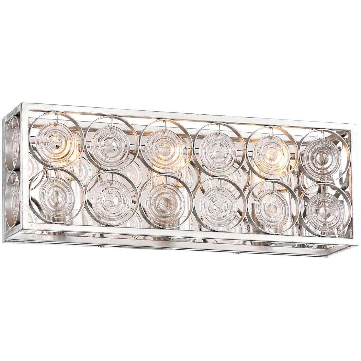 Culture Chic 19 in. 3 Lights Bath Bar Silver finish - Bees Lighting
