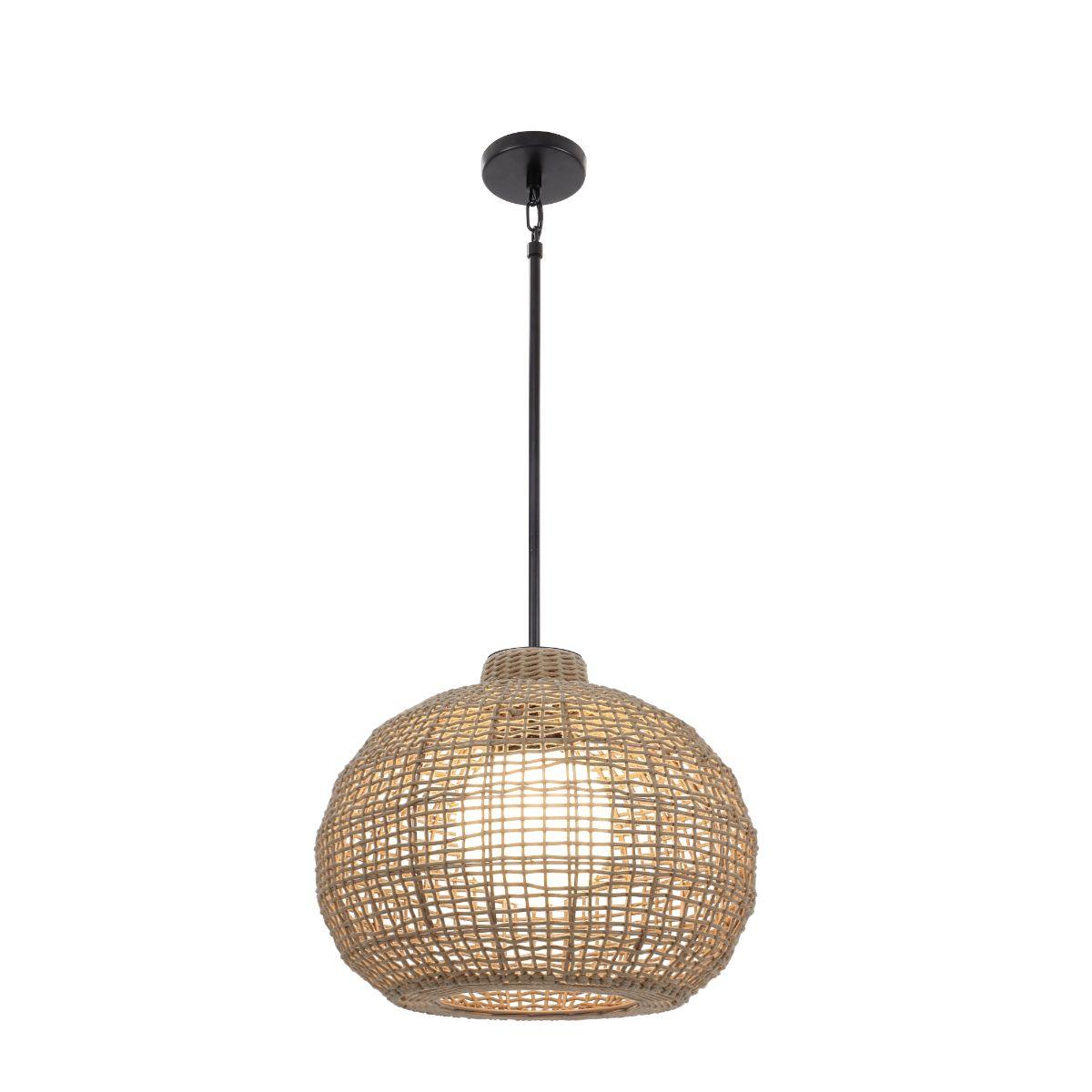 Markis 22 in. Outdoor Pendant Light khaki Finish - Bees Lighting